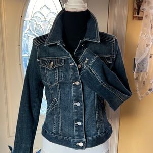WHBW Blue Denim Jacket Size 6